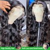Cikana 30 Inch Body Wave 13x6 Lace Front Wigs 180% Density Transparent Lace Frontal Wigs Pre Plucked Bleached Knots Body Wave Wigs Human Hair for Women Glueless 13x6 Lace Front Wigs Natural Hairline