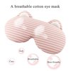 Heated Eye Mask, Heat Eye Mask for Sleeping, Warm Eye Compress for Dry Eyes, USB Electric Heating Eye Pad with Heat & Time Control, Relieve Dry Eye Syndrome, Stye, Blepharitis, A Great Sleep Artifact