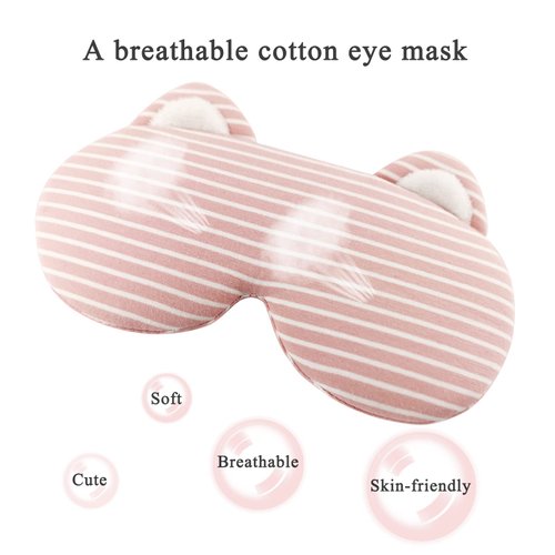 Heated Eye Mask, Heat Eye Mask for Sleeping, Warm Eye Compress for Dry Eyes, USB Electric Heating Eye Pad with Heat & Time Control, Relieve Dry Eye Syndrome, Stye, Blepharitis, A Great Sleep Artifact
