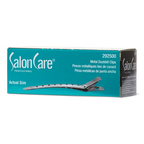 Salon Care Metal Duckbill Clips