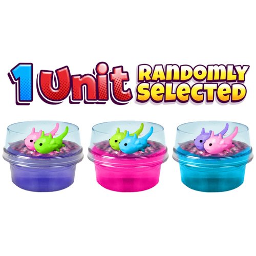 JA-RU Axolotl Gel Magic. Ugly Cute Axolotls Animals & Glitter Putty Pool with Confetti (1 Unit Assorted) Kids Party Favors. Squishy Mix & Play Silly Stress Relief Sensory Figures Fidget Toy. 4748-1