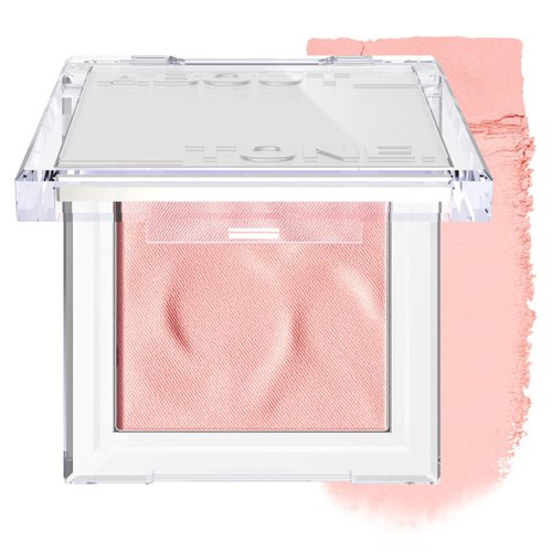 ABOUT TONE Fluffy Wear Blusher - Pressed Powder Cheek Blush with Airy and Soft Matte Blurring Fin...