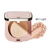 Face Compact Powder Makeup ，Pressed Powder Long Lasting Oil Control Waterproof Sweatproof Powder，Makeup for Flawless Finish All Day，Dating artifact（8030）