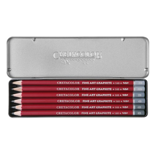 CRETACOLOR Fine Art Graphite Set, Set of 6