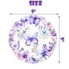 80 Pcs Butterfly Birthday Party Supplies Spring Butterfly Disposable Paper Plates Napkins Forks Dinnerware for Butterfly Theme Girls Baby Shower 1st 2nd 3rd 4th Bday Party Decorations