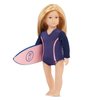 Lori – Mini Doll – 6-Inch Surfer Doll – Surfing Swimsuit & Surfboard – Doll & Accessories – 3 Years + – Audrina