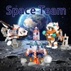 VIIOVOIIV Astronaut Building Blocks Set,Space Spaceman Building Blocks with Display Stand,Tabletop Decoration,Astronaut Gift for Adult and Boys Ages 8 9 10 11 12+ Years Old.