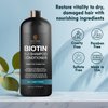 INFINA ESSENTIALS Biotin 2 in 1 Shampoo and Conditioner Men & Women - Hair Thickening Shampoo w/Saw Palmetto, Keratin, Caffeine & Vitamin E - 16 Fluid Ounces