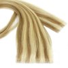 Invisible Tape In Seamless Remy Human Hair Extensions 20 Pcs X 18" inches (#60A Lightest Ash Blonde)
