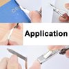 Nail Clippers Nail Cutter, 5in1 Multi Nail Clip with Key Chain - Nose Hair Scissors, Nail Files, Screwdriver, Mini Toenail & Fingernail Clippers Suitable for Travel, Fishing, Hiking, Camping
