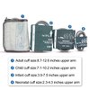 Fully Automatic Upper Arm Blood Pressure Monitor 3 Mode 4 Cuffs Without Adapter Electronic Sphygmomanometer