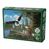 Cobble Hill 1000 Piece Puzzle - Nesting Eagles - Sample Poster Included