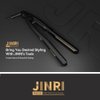 3 in 1 Hair Styling Tool: Straightening Brush, Crimper, and Flat Iron | Heated Brush for Smooth, Anti-Frizz Hair | Electric Straightener