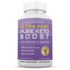 Ultra Fast Pure Keto Boost Pills 1275MG New & Improved Formula Contains Apple Cider Vinegar Extra Virgin Olive Oil Powder Green Tea Leaf 60 Capsules