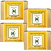 Olivia Care Premium Mandarin Bath & Body Bar Soap Organic, Vegan & Natural Olive Oil Repairs, Hydrates, Moisturizes & Deep Cleans Vitamin C Good for Sensitive Dry Skin Made in USA 8 OZ – (4 PACK)