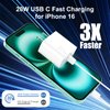 i-Phone 16 15 Pro Max Charger Fast Charging,20W USB C Fast Charger Block i-Phone 16 15 Charger Cord 6FT USB C Charging Cable for i-Phone 16 15 Pro Max/15 Pro/15/15 Plus,iPad Pro 12.9"/11",i-Pad Air