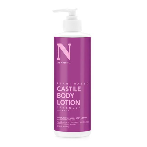 Dr. Natural Lavender Castile Body Lotion, 16oz