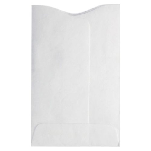LUXPaper Tyvek Credit Card Sleeves | 2 1/4" x 3 1/2" | White | 14lb. Text | 500 Qty