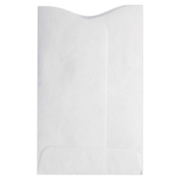 LUXPaper Tyvek Credit Card Sleeves | 2 1/4" x 3 1/2" | White | 14lb. Text | 500 Qty