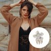 3pcs Flower Hair Clip Small Hair Clasp Hair Claw Clip Flower Hair Claw Flower Claw Clips Lady Headdress Hair Clasp Ornament Small Claw Clamps Flower Hair Clasp Flower Claw Clamp