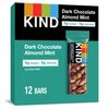 KIND Bars, Dark Chocolate Mint, Healthy Snacks, Gluten Free, Low Sugar, 12 Count
