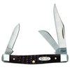 Case WR XX Pocket Knife Brown Synthetic Jigged Medium Stockman Item #106 - (6344 SS) - Length Closed: 3 1/4 Inches