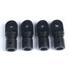 MX 1 inch Bimini Top Fitting Hardware Eye End Cap 4pcs (Inside for 1” Round Tube)