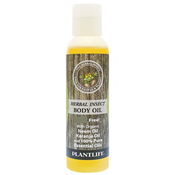 Plantlife Herbal Body Oil with Neem - Natural Aromatherapy - 4 oz
