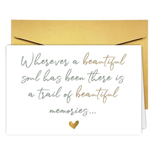 Qamza In Sympathy Card, Thinking of You Cards, Get Well Cards, Bereavement Sympathy Condolence Grieving Card, Sorry for Your Loss Gift