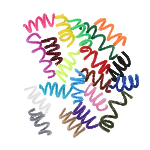Mipcase 100pcs Cat Spring Toys, Colorful Spring Cat Toys Interactive Cat Toys for Indoor Cats Plush Spiral Springs Cat Toy for Cats Kittens