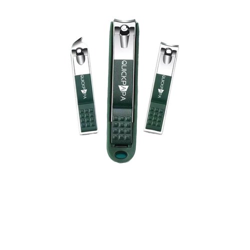 Stainless Steel Manicure Set, Nail Clippers,Toenail Clippers, Nose Hair Trimmer, Nail File (6 Set)