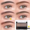 Kaely 2 Color Eye Brow Powder Makeup Kit,Eyebrow Contour Palette for Beginners,Brow Stamp Stencils Kit,Eyebrows Waterproof Gel with Brush,maquillaje para cejas,03 Light Coffee+Dark Coffee