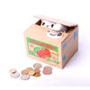 ALIMITOPIA Saving Money Box,Vocal Mischief Stealing Coin Piggy Bank Coin Storage Pot (Cartoon Cat)