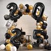 Black 2025 Balloons - 16 Inch, 2025 New Year Balloons for New Years Decorations,2025 Balloons Black for New Years Eve Party Decorations Supplies