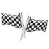 GOTPASS Checkered Flag Balloons Race Car Theme Party Supplies Black and White Racing Balloons Baby Shower Boys Birthday Party Decorations
