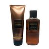 Bath & Body Works Mahogany Teakwood Men's 3-in-1 Hair, Face & Body Wash and Body Cream 2 Piece Set