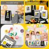 Yeaqee 24 Pcs One Happy Dude Party Favor Bags 1st Birthday Party Decoration Smile Face Paper Gift Bags One Happy Dude Goodie Treat Candy Bag for One Happy Dude Birthday Party Supplies(Stickers Style)