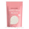 GIRLEARLE 1lb Wax Beads for Hair Removal - Unscented Hard Wax Beads Refill for Professional Full Body Waxing - Ideal for Facial, Brazilian Bikini, Legs, and Underarms at Home for Women and Men (White)