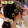 10Pcs Gold Star Hair Clips,Metal Snap Hair Clips,Hair Barrettes Hair Side Clamps Headdress Cute Hair Accessories for Women Girls Kids,Hair Clips Hair Accessories