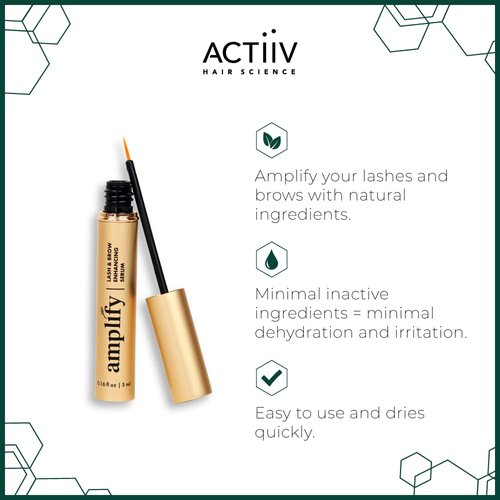 ACTIIV Amplify Lash + Brow Enhancing Serum, 0.16 fl. oz.