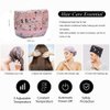 fuwinkr Hair Steamer Thermal Heat Cap Electric Hair Cap Deep Conditioning Natural Hair Scalp Treatment Spa Adjustable Oil Treatment Steamer Hat Hot Head Care(US)