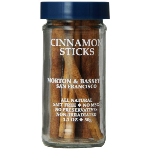 Morton & Bassett Cinnamon Sticks, 1.1-Ounce jar