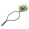 Pokinge 4Pcs Hair Bun Floral Hairband Hair Bun Maker Diy Hairstyle Tool Flower Headband Hair Curler Elegant Hair Accessories For Women Girls