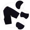 EXCEART Double Shoulder Brace Stability Compression Sleeve Back Shoulder Support Wrap Change Posture Humpback for Men Women Size M