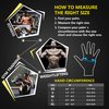 ihuan New Weight Lifting Gym Workout Gloves Men & Women, Partial Glove Just for The Calluses Spots, Great for Weightlifting, Exercise, Training, Fitness… (Black, M)