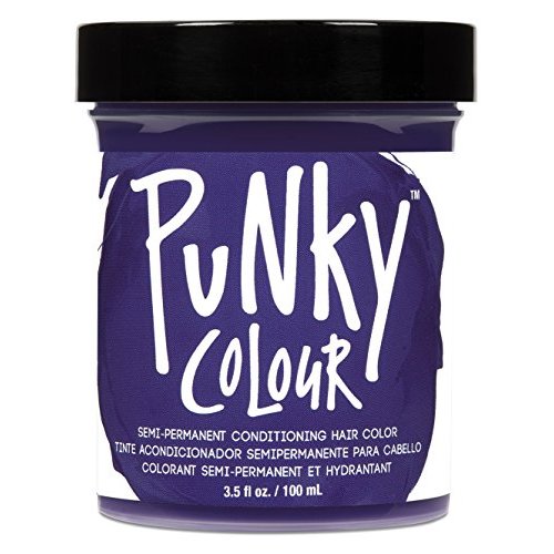 jerome russell Punky Hair Color Creme, Violet, 3.5 Ounce (3 Pack)