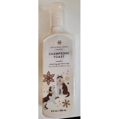 Bath & Body Works Deep Cleansing Gel Hand Soap 2 Pack 8 oz. (Champagne Toast)
