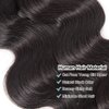 Body Wave Bundles Human Hair With Frontal(16 18 20 + 14,Free Part) 100% Natural Human Hair Extensions 13x4 HD Transparent Lace Frontal With Black Body Wave Weave 3 Bundles Brazilian Real Human Hair