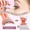 Magnetic Eyelashes Kit, Soft Magnetic Eyelashes, Natural Look Reusable Glue-free Dual Magnetic Lashes with Applicator, Lightweight Dual Magnetic Lashes - No.5 WINGS STYLE