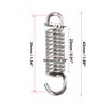 X AUTOHAUX 2 Pcs Motorcycles Universal Exhaust Pipe Spring 43mm 1.69" Stainless Steel Exhaust Pipe Spring Hook Modified Accessory